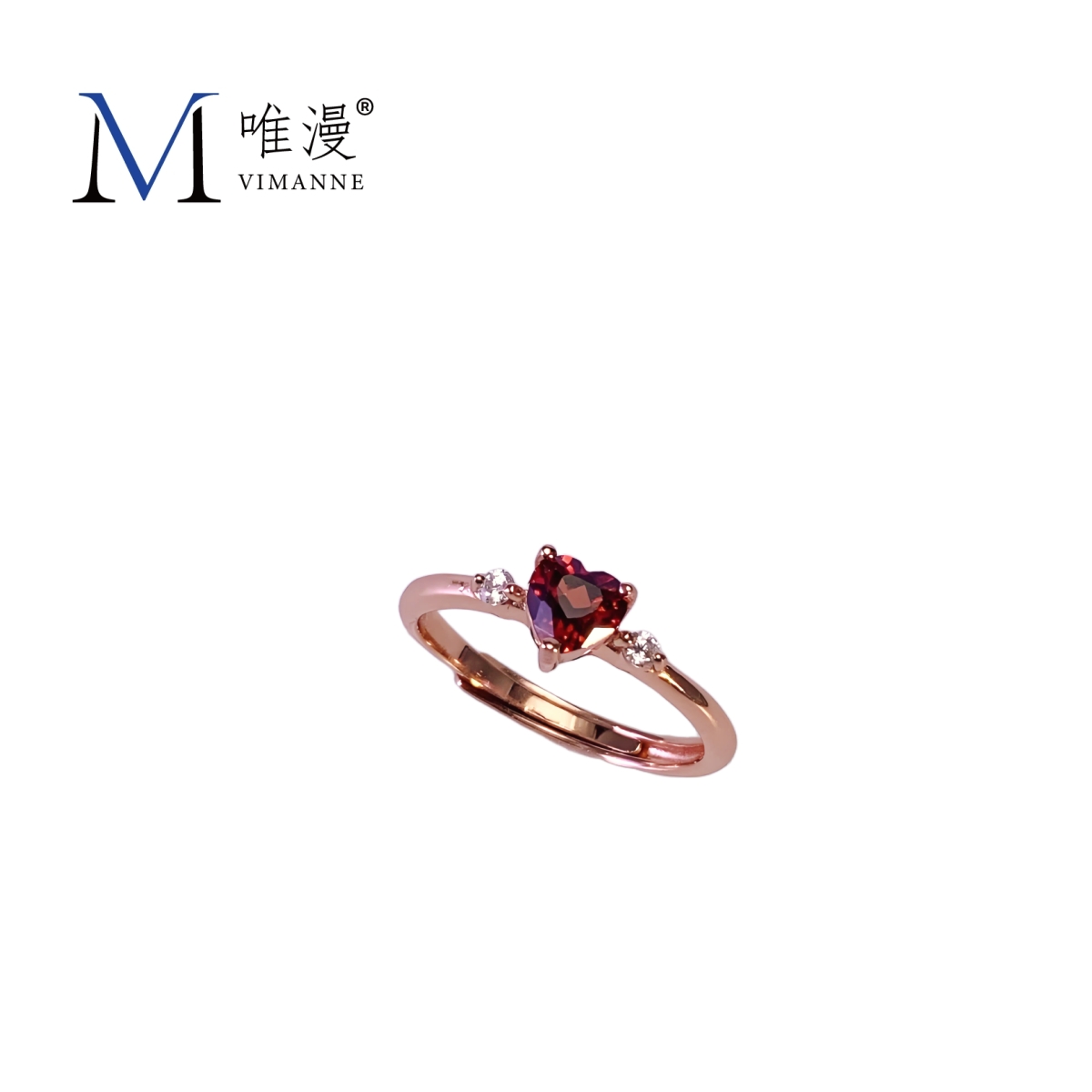 【心语】石榴石戒指